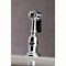 Kingston Brass KS3271PKLBS Duchess Bridge Kitchen Faucet W/ Brass Sprayer, Chrome KS3271PKLBS - alternate 5